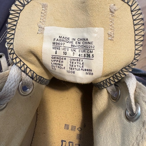 Converse All Star purple and white Sneakers - Picture 12 of 13